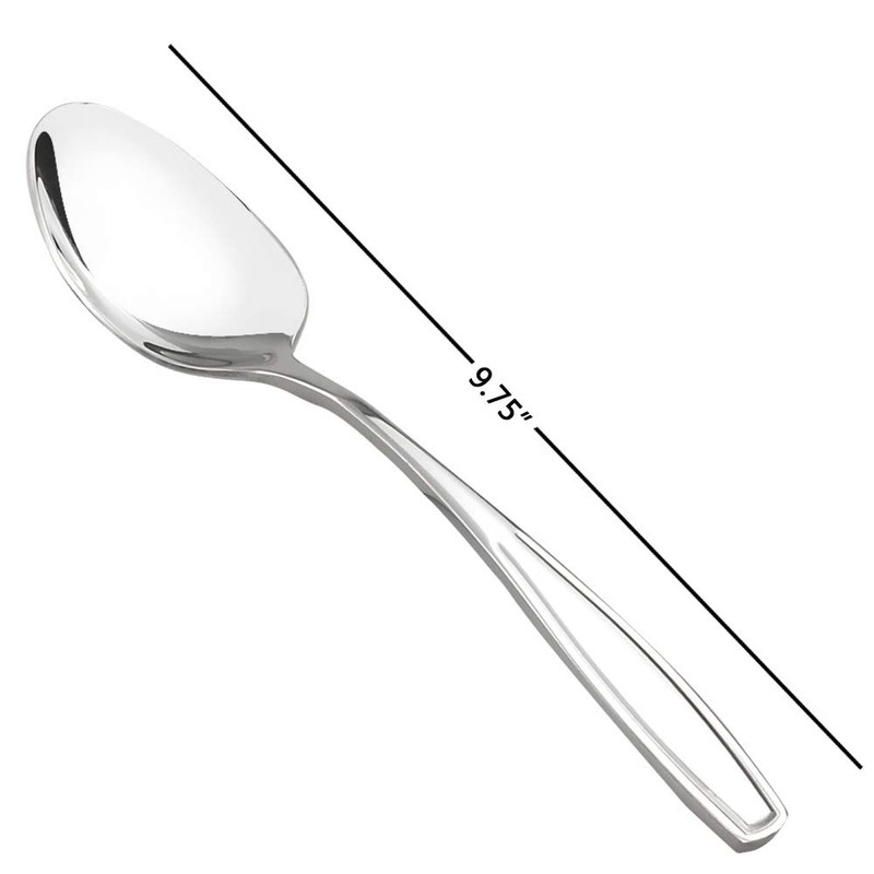 Pekky 6 Pieces Stainless Steel Banquet Serving Spoons