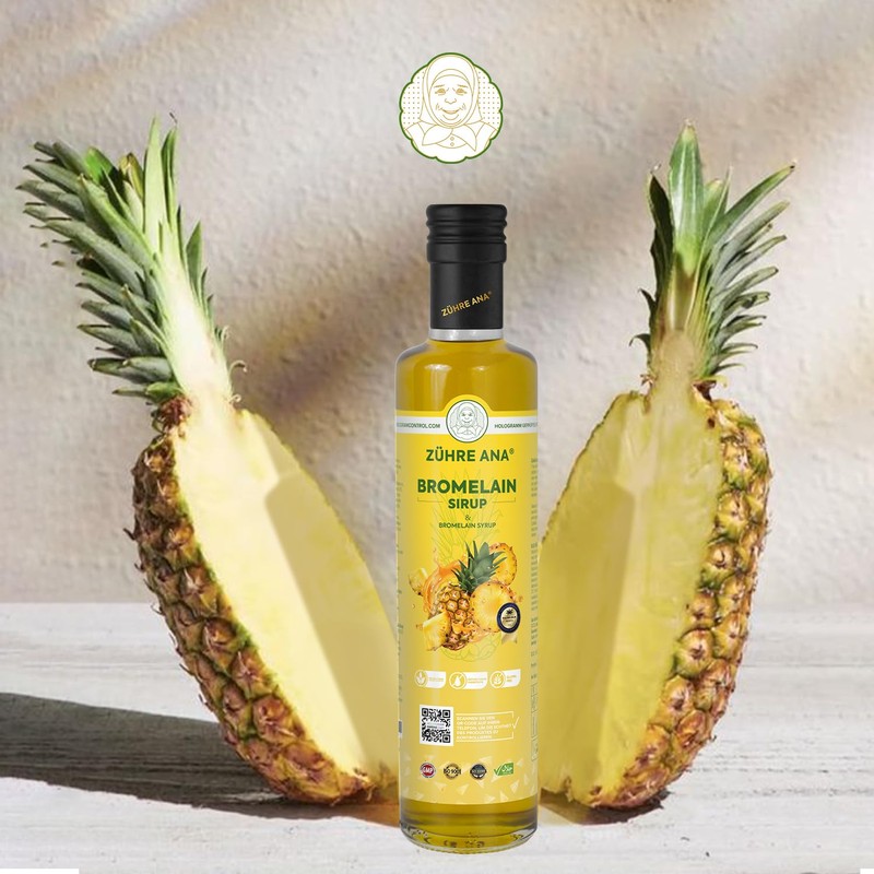 Zühre Ana Bromelain Syrup - With Bromelain, Coenzyme Q10, Mate