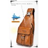 Jomoku ZLX-320 Men's Body Bag, Cross-body, One Shoulder, Large Capacity,