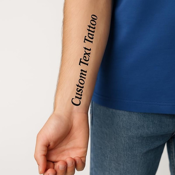 Custom Temporary Tattoos for Everyone - Personalized Temporary Tattoo Featuring