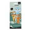 Vaessen Creative Set di Forbici per Bambini Procione, Cane, Tigre