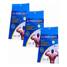 3 Lumboxen Bolsa C/1 Parche De Gel Mentol Maver