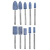 100Pcs Polishing Stone Head Grinding Wheel Burr Bit for Grinder