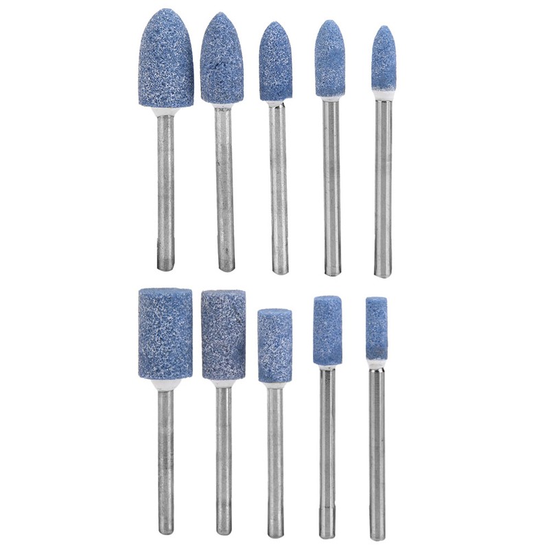 100Pcs Polishing Stone Head Grinding Wheel Burr Bit for Grinder