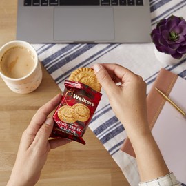 Walker's Shortbread Rounds, Pure Butter Shortbread Cookies, Snack Pack, 1.2 Oz (Pack of 22)