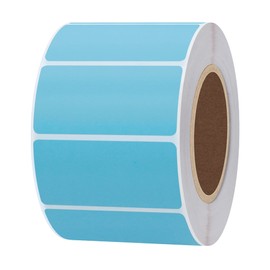 Hylabelest Direct Thermal Labels Address Label for UPC Barcodes White Address Shipping Labels Compatible with Printer Zebra Desktop Printers (Light Blue, 51×25mm)