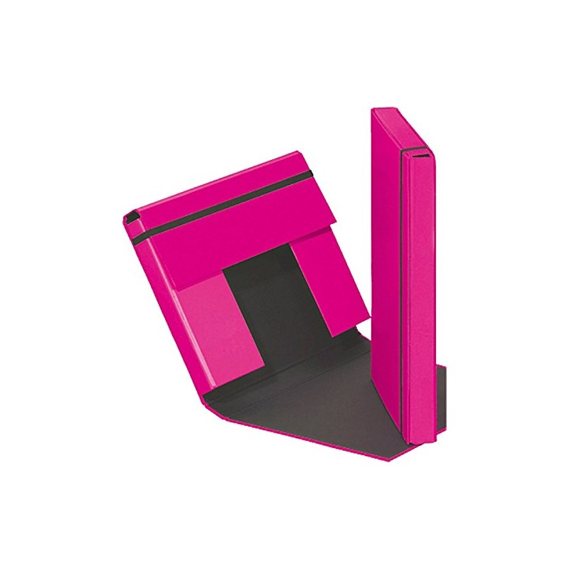 Pagna Trend Colours A4 Box Wallet - Pink/Orange/Blue/Green