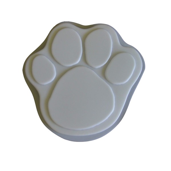 Huge 16 Inch Dog Cat Paw Print Stepping Stone Concrete Plaster Mold 1148