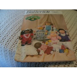 1992 Butterick Cabbage Patch Kids Doll Clothes 6509