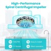 Orsong Bathroom Fan Ceiling Mount Exhaust Ventilation.100 CFM 1.0 Sones