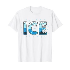 Ice Shirt Adult Kids Men Women Fire And Ice Costume T-Shirt