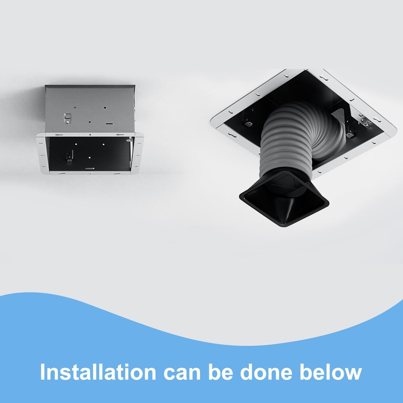 Tech Drive Bathroom Exhaust Fan with Light, 110 CFM, Super