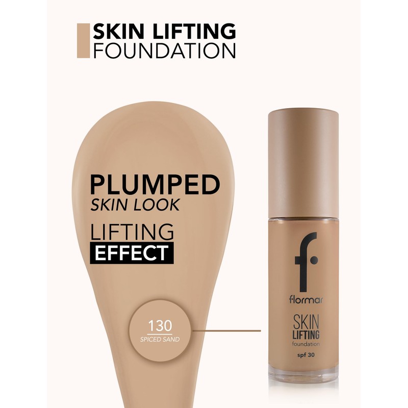 Flormar Skin Lifting Foundation Natural Moisturising and Firming Makeup No.