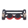 Double Wheel Bearing Roller Guiding Table Saw Roller Woodworking Aluminum