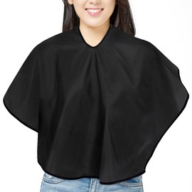 CellriTem Partners Cutting Cape Hair Salon Beauty Haircut Cape Short Drying Cape Black Short Cut Cape