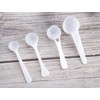 Sowaka 4 Pcs Measuring Spoons 1g 3g 5g 10g Plastic
