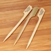 BambooMN - Gluten-Free Label Marker Bamboo Paddle Pick - 3.5"
