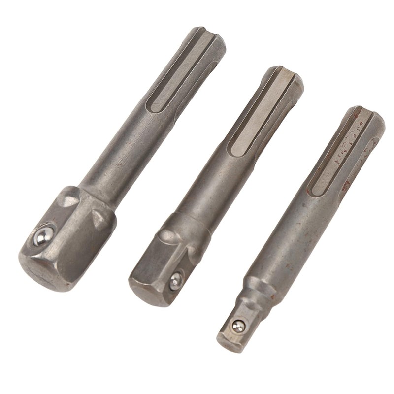Garosa 3Pcs SDS Plus Socket Driver Set, 1/4 3/8 1/2