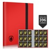 Card Binder 9 Pocket, Fabmaker 396 Pockets Trading Card Binder,