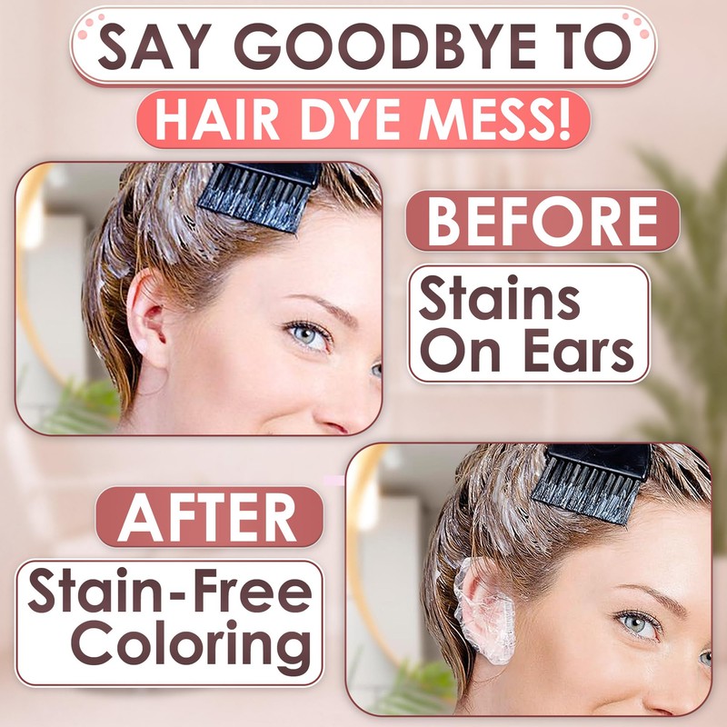 200 Pcs Ear Covers for Shower - Lightweight Disposable Ear