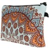 PREMYO Make-Up Pouch Cosmetic Bag Toiletry All Over Printed Design