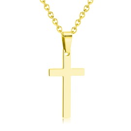 AOROCO Cross Necklace for Women, Simple Cross Pendant Necklace for Women, Tiny Cute Jewelry Necklace Gifts for Women