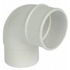 FLOPLAST 68mm Round Gutter Pipe 92.5 Degree Offset Bend -