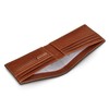 Yoshi Mod Target Men's Leather Wallet, Genuine Brown Leather Wallet,