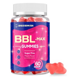 Jovariquethor Booty Gummies for Women - BBL Gummies with Multivitamins and Herbal Extracts - Peach Flavor - 60 Count