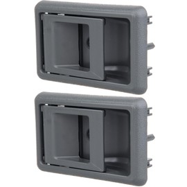 OCPTY Door Handle Interior Front Rear Driver Left Side Replacement fit 1995-2000 Tacoma 1989-1995 Pickup Inside Handle Grey(2pcs)