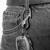 TISUR Titanium Carabiner Keychain with Titanium Key Ring, For Cars,