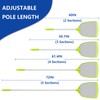 Sepetrel Pool Skimmer Net- Total Length 72 inches Ultral Fine