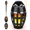 ALLOMN LED Bluetooth Flame Speakers, Outdoor LED Flame Effect Bluetooth