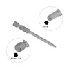 HARFINGTON 1/8" Hex Screwdriver Bit SAE 1/4" Hex Shank 3"