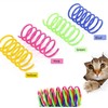 12 Pcs Colourful Cats Springs Toys - Interactive Cat &