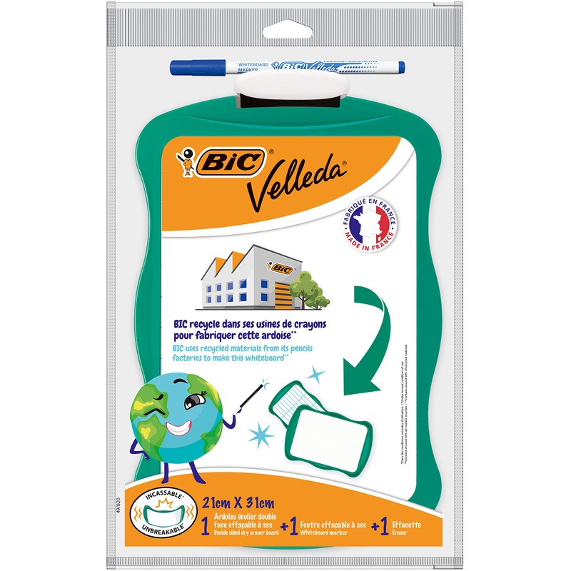BIC Velleda – Bordo della scuola fronte-retro (21 x 31