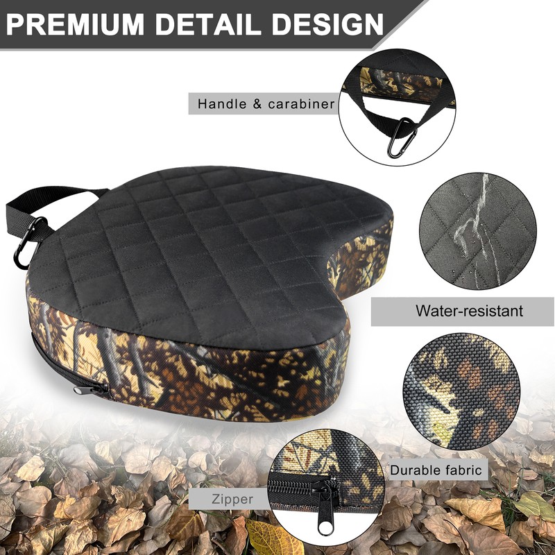 Thick Moisture-proof Bleachers Cushion Camouflage Stadium Seat Pad Cushion Outdoor
