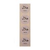 CAA Trading 50 x Small Halal Glossy Waterproof Catering Stickers