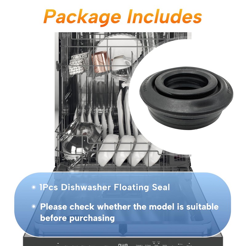 Qiqimingxin WD08X27458 Dishwasher Floating Seal Ring Assembly Fit for GE/Haier