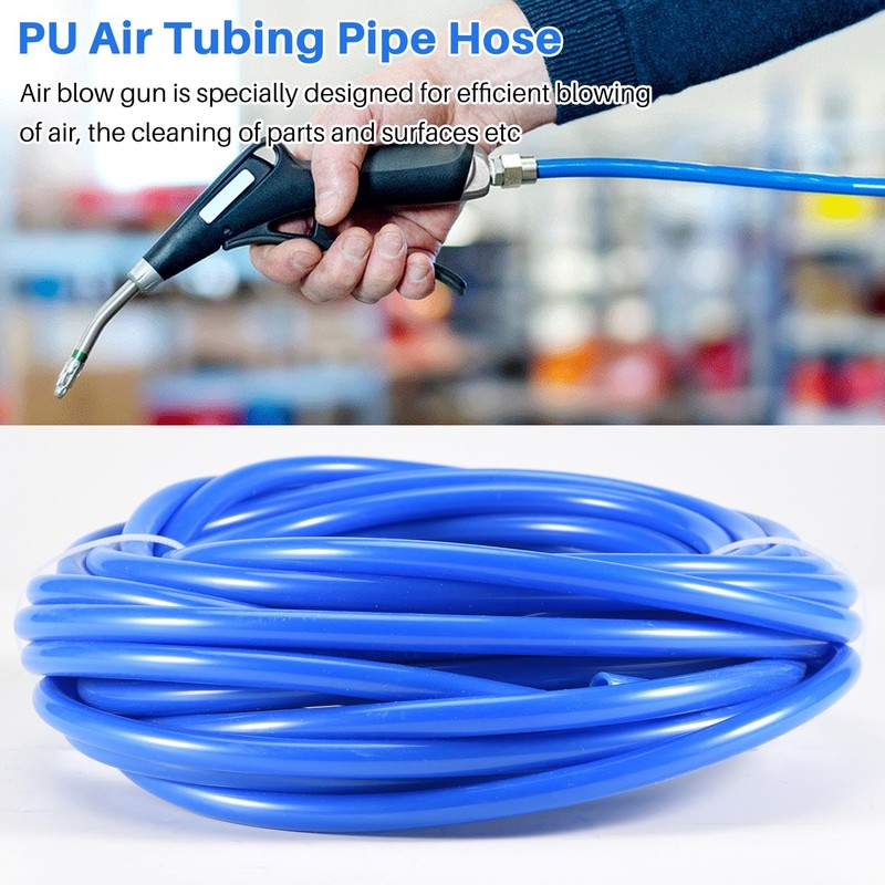 8mm(OD) x 5mm(ID) PU Air Tubing Pipe Hose 10 Meter