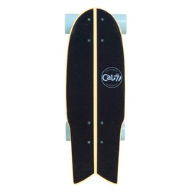 Cal 7 Fishtail Deck 22-inch Mini Cruiser Skateboard (Bumblebee)