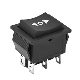 Fielect KCD4 ON/Off/ON Boat Rocker Switch DPDT 6 Pin 3 Position 250V/16A 125V/20A Rocker Switch Car Auto Boat Rocker Toggle Switch Snap AC