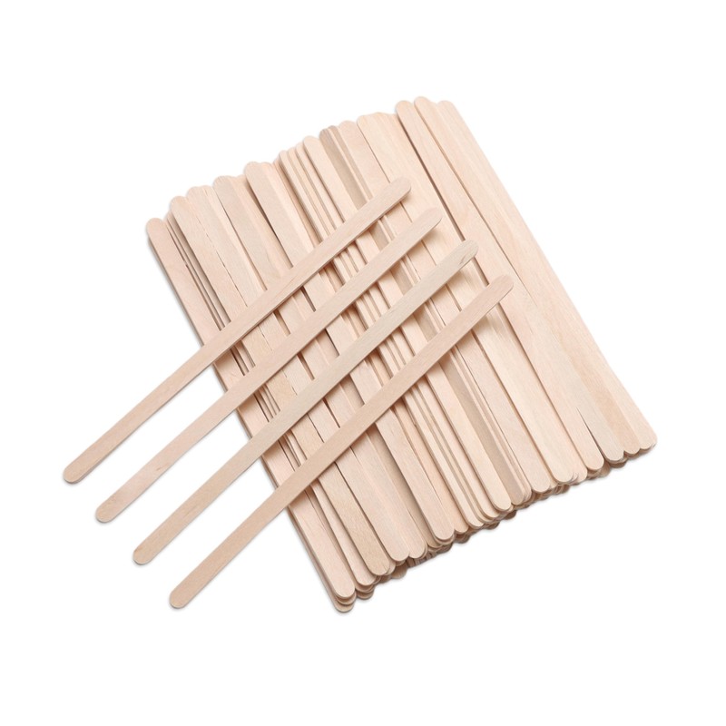 200/500/1000pcs Wood Craft Sticks Eyebrow Waxing Sticks Small Face Wax