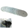 11pcs 4-inch Diamond Wet Polishing Pads Grinding Disc + 1pc