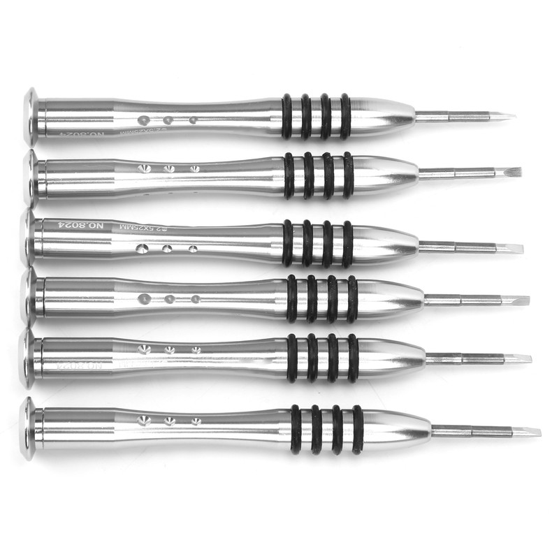 6Pcs Slot Screwdriver Electronic Product Disassembly Repair Hand Tightening Tool