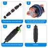 QCCAN 2PCS Waterproof IP68 Junction Box Outdoor Electrical Cable Connector