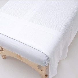 Thermal Cotton Hospital Blanket | 66 x 90 inch | BodyBest Open Cell Weave Massage and Spa Clinic Blanket