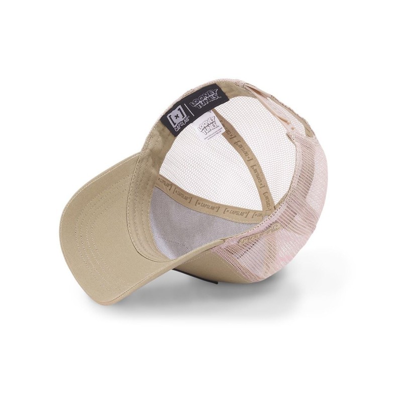 Capslab Daffy Duck Trucker Cap Looney Tunes, beige
