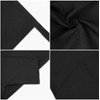 tsmyp Hip pouch apron Black Waitress Waiter Server Short Aprons