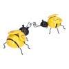 4Pcs/Set Wrought Iron Bee Decoration Wall Hanging 3 Dimensional Bee